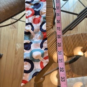 Coach Colorful Geometric Patterned Scarf! Reversible!